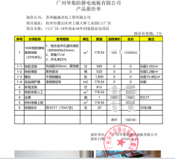 堅(jiān)決打擊廣州華集防靜電地板有限公司-假冒華集